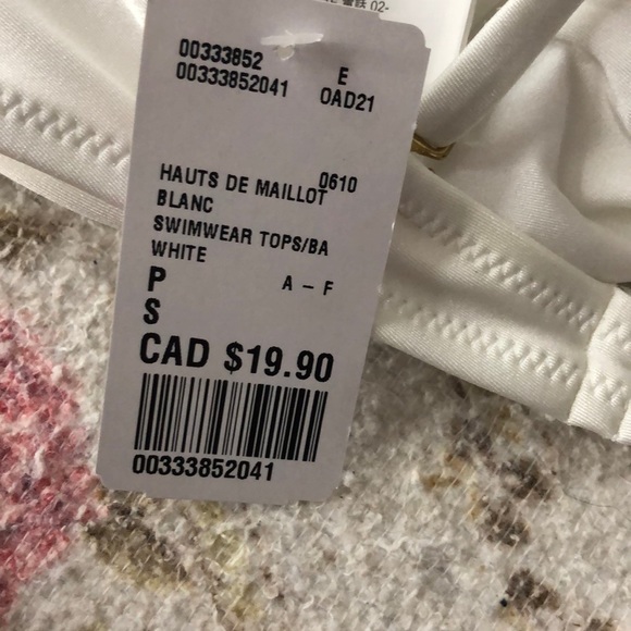 *SOLD* Forever 21 White bikini top - Picture 4 of 5